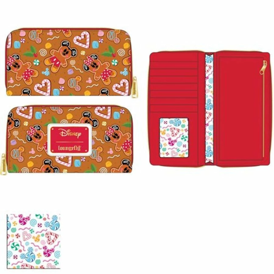 Loungefly Disney - Mickey Mouse Gingerbread Purse 2 Loungefly Disney - Mickey Mouse Gingerbread Purse