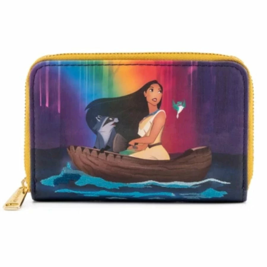 Loungefly Pocahontas - Just Around River Bend Zip Purse 1 Loungefly Pocahontas - Just Around River Bend Zip Purse