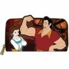 LOUNGEFLY Bags & Wallets Beauty And The Beast - Gaston Zip Purse