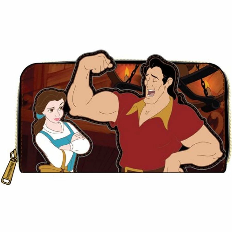 LOUNGEFLY Bags & Wallets Beauty And The Beast - Gaston Zip Purse 1 LOUNGEFLY Bags & Wallets Beauty And The Beast - Gaston Zip Purse