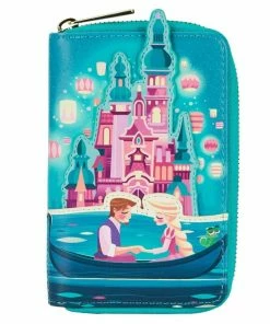 LOUNGEFLY Staff Picks Tangled - Castle Glow Zip Purse