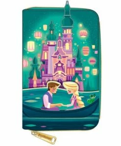 LOUNGEFLY Staff Picks Tangled - Castle Glow Zip Purse