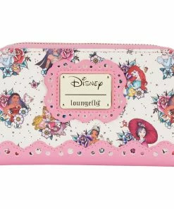 Loungefly Disney Princess - Floral Tattoo Zip Purse 5 Loungefly Disney Princess - Floral Tattoo Zip Purse