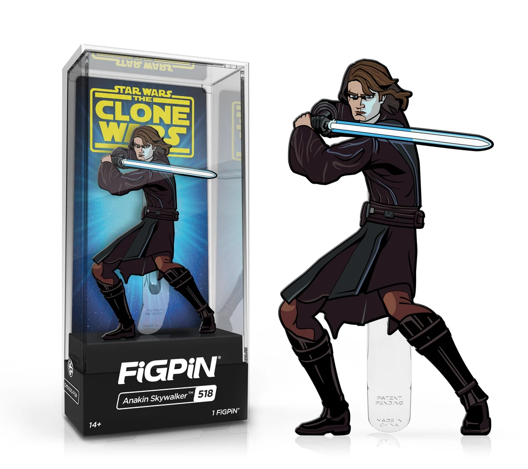 Star Wars Clone Wars - Anakin Skywalker 3" Collectors FigPin #518 FigPins 1 Star Wars Clone Wars - Anakin Skywalker 3" Collectors FigPin #518 FigPins