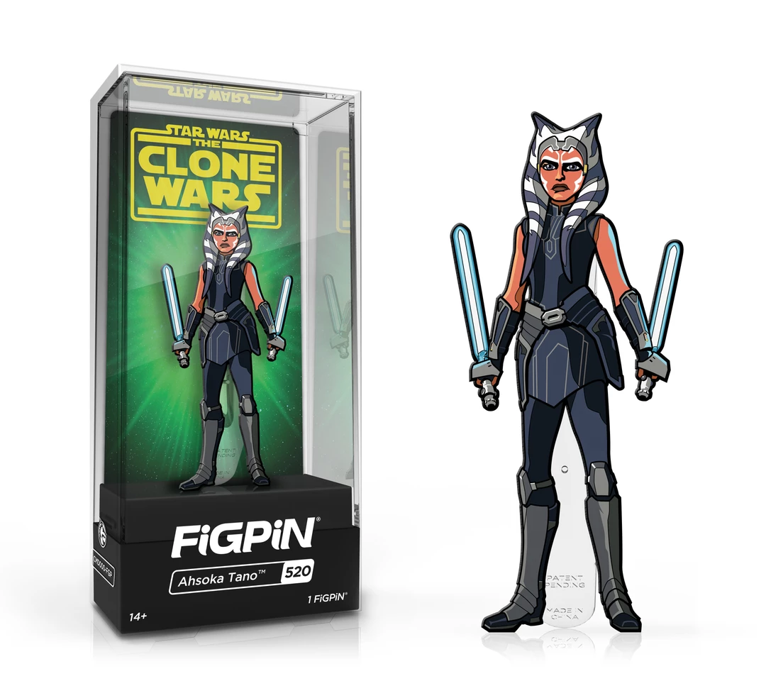 FigPins Star Wars Clone Wars - Ahsoka Tano 3" Collectors FigPin #520 1 FigPins Star Wars Clone Wars - Ahsoka Tano 3" Collectors FigPin #520