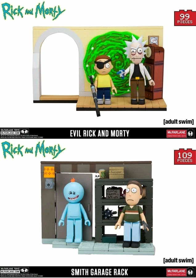 McFarlane Toys Rick And Morty - Small Sets Construction Set Assortment 1 McFarlane Toys Rick And Morty - Small Sets Construction Set Assortment