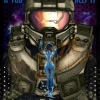 RoseDemon Staff Picks Halo - Master Chief - Rose Demon Art Print Poster