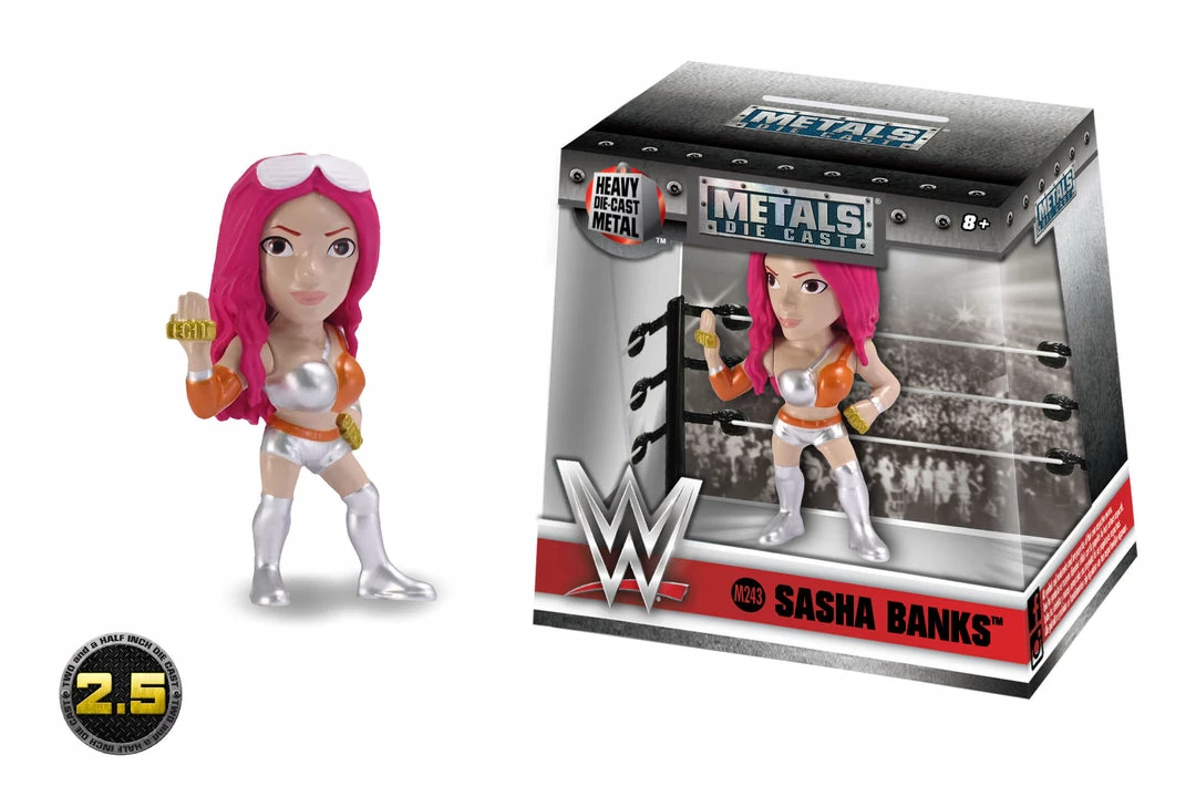 Jada Toys WWE - Sasha Banks 2.5" Metals 1 Jada Toys WWE - Sasha Banks 2.5" Metals