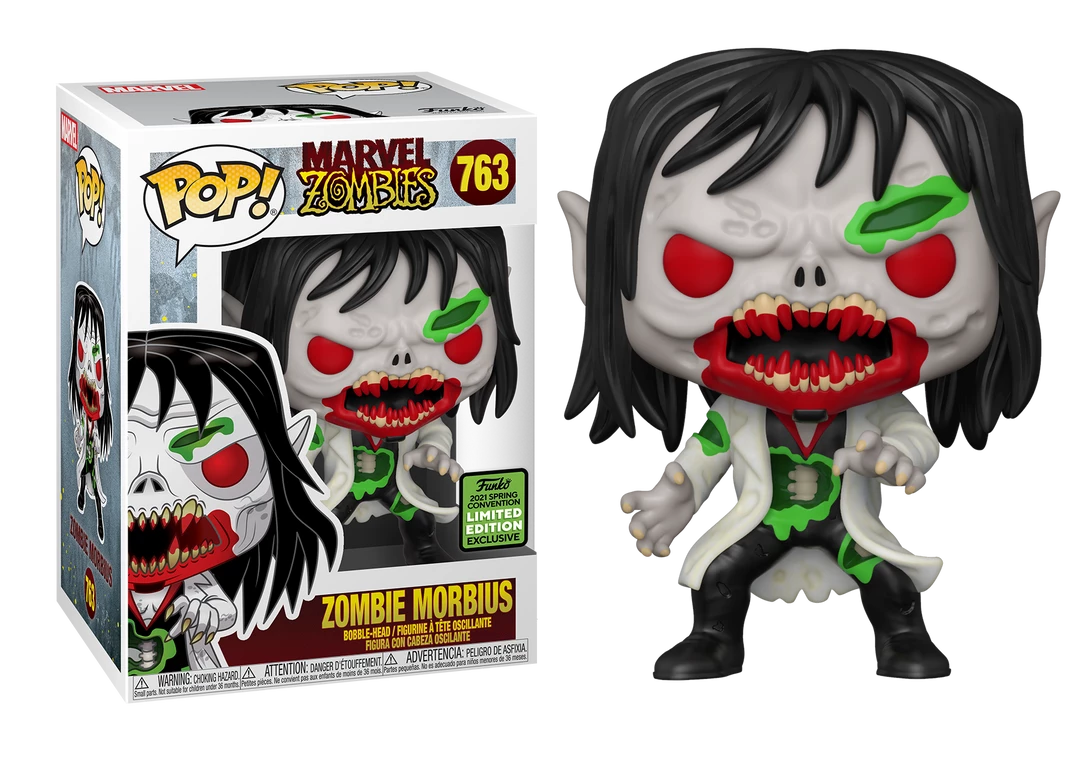 Funko Marvel Zombies - Morbius ECCC 2021 Spring Convention Exclusive Pop! Vinyl 1 Funko Marvel Zombies - Morbius ECCC 2021 Spring Convention Exclusive Pop! Vinyl