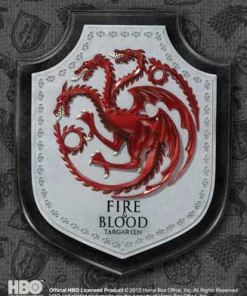 Noble Collection A Game Of Thrones - Targaryen House Crest Plaque Homeware
