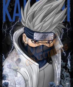RoseDemon Naruto - Kakashi Hatake - Rose Demon Art Print Poster