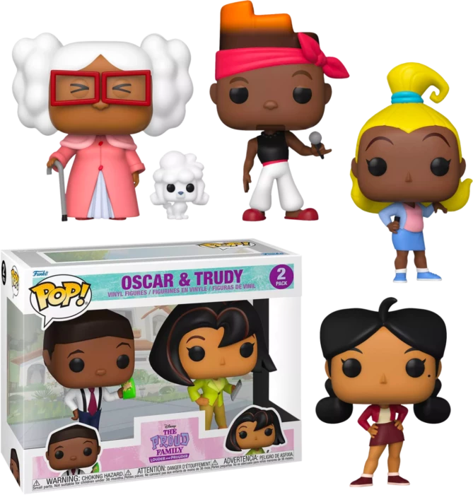 Funko The Proud Family Bundle - 4 POP! Vinyls + 1 2-Pack POP! Vinyl 1 Funko The Proud Family Bundle - 4 POP! Vinyls + 1 2-Pack POP! Vinyl