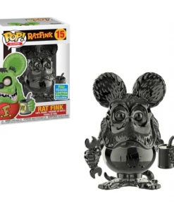 Funko POP! Vinyls Rat Fink - Rat Fink Grey Chrome SDCC 2019 US Exclusive Pop! Vinyl