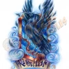Harry Potter - Ravenclaw House Crest - Lucie Mammone Art Print Poster
