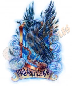 Harry Potter - Ravenclaw House Crest - Lucie Mammone Art Print Poster