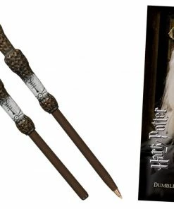 Noble Collection HARRY POTTER Dumbledore Wand Pen And Bookmark