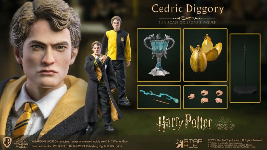 Star Ace Toys Harry Potter - Cedric Diggory Deluxe 1:6 Scale 12" Action Figure 1 Star Ace Toys Harry Potter - Cedric Diggory Deluxe 1:6 Scale 12" Action Figure