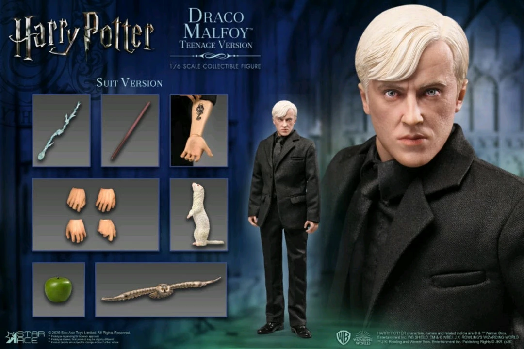 Star Ace Toys Harry Potter - Draco Malfoy Teenager Suit 1:6 Scale 12" Action Figure 1 Star Ace Toys Harry Potter - Draco Malfoy Teenager Suit 1:6 Scale 12" Action Figure