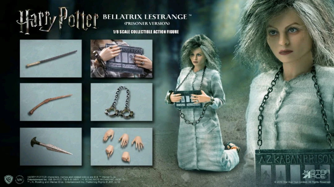 Star Ace Toys Harry Potter - Bellatrix Lestrange (Prisoner) 1:8 Scale Action Figure 1 Star Ace Toys Harry Potter - Bellatrix Lestrange (Prisoner) 1:8 Scale Action Figure