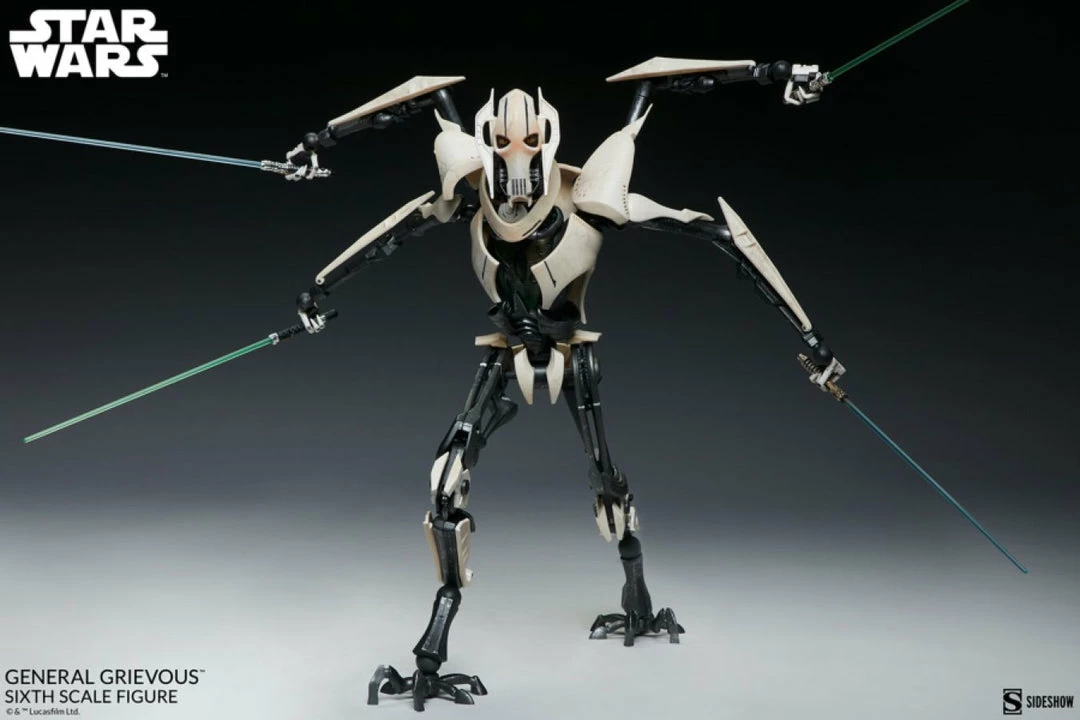Sideshow Collectibles Star Wars - General Grievous 1:6 Scale Action Figure 12 Sideshow Collectibles Star Wars - General Grievous 1:6 Scale Action Figure