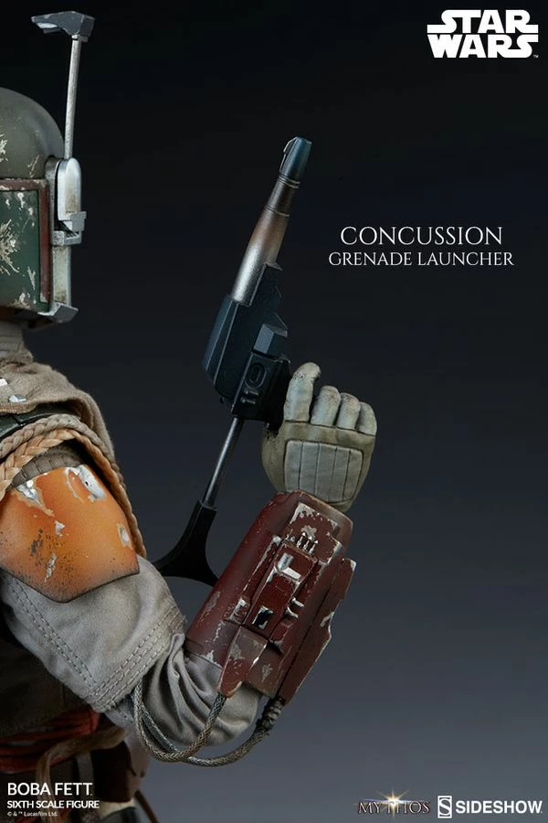 Sideshow Collectibles Star Wars - Boba Fett Mythos 12" 1:6 Scale Action Figure 7 Sideshow Collectibles Star Wars - Boba Fett Mythos 12" 1:6 Scale Action Figure