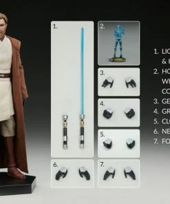 Sideshow Collectibles Star Wars: The Clone Wars - Obi-Wan Kenobi 1:6 Scale 12" Action Figure