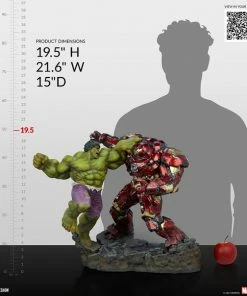 Sideshow Collectibles Marvel Comics - Hulk Vs Hulkbuster Maquette