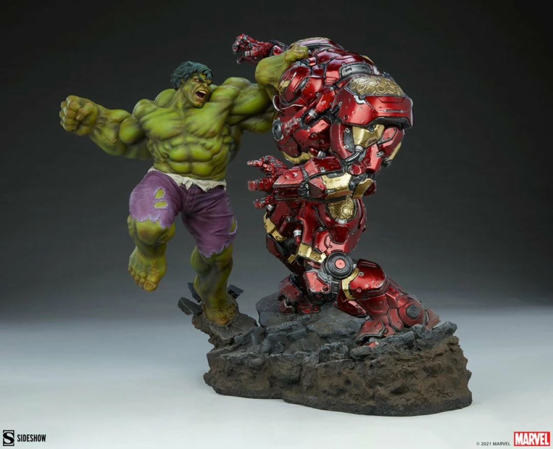 Sideshow Collectibles Marvel Comics - Hulk Vs Hulkbuster Maquette 3 Sideshow Collectibles Marvel Comics - Hulk Vs Hulkbuster Maquette