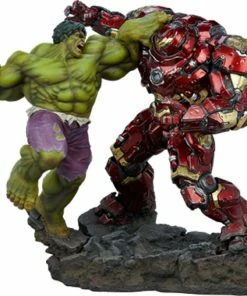 Sideshow Collectibles Marvel Comics - Hulk Vs Hulkbuster Maquette