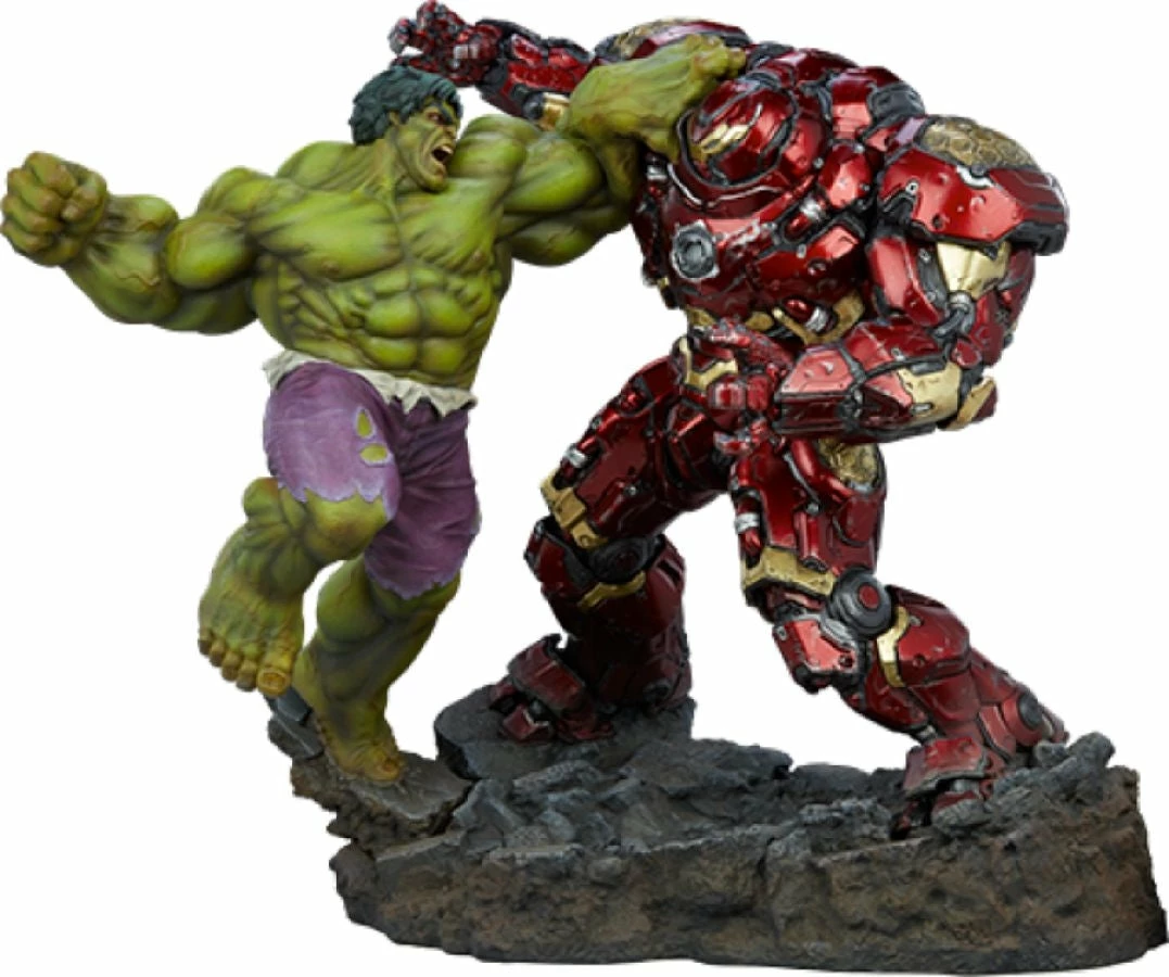 Sideshow Collectibles Marvel Comics - Hulk Vs Hulkbuster Maquette 1 Sideshow Collectibles Marvel Comics - Hulk Vs Hulkbuster Maquette