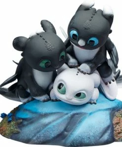 Sideshow Collectibles How To Train Your Dragon - Dart, Pouncer & Ruffrunner Statue