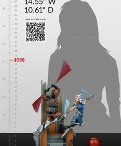 Sideshow Collectibles Star Wars - Ahsoka Tano Vs Darth Maul Diorama