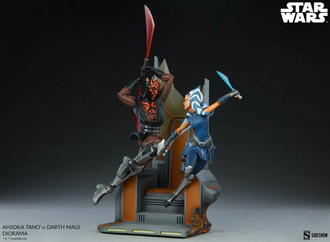 Sideshow Collectibles Star Wars - Ahsoka Tano Vs Darth Maul Diorama 8 Sideshow Collectibles Star Wars - Ahsoka Tano Vs Darth Maul Diorama