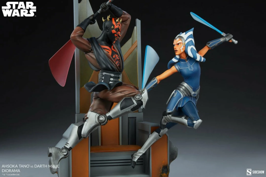 Sideshow Collectibles Star Wars - Ahsoka Tano Vs Darth Maul Diorama 9 Sideshow Collectibles Star Wars - Ahsoka Tano Vs Darth Maul Diorama