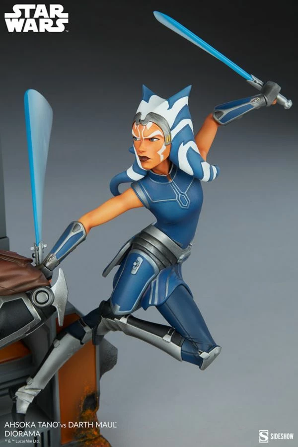 Sideshow Collectibles Star Wars - Ahsoka Tano Vs Darth Maul Diorama 13 Sideshow Collectibles Star Wars - Ahsoka Tano Vs Darth Maul Diorama