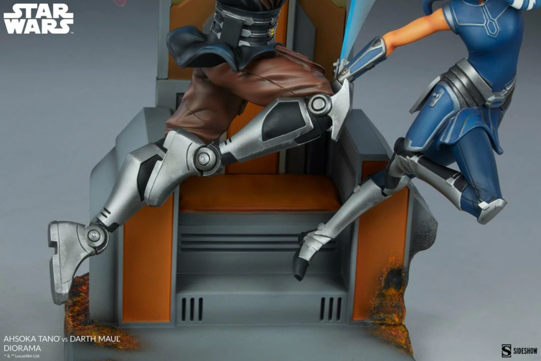 Sideshow Collectibles Star Wars - Ahsoka Tano Vs Darth Maul Diorama 14 Sideshow Collectibles Star Wars - Ahsoka Tano Vs Darth Maul Diorama