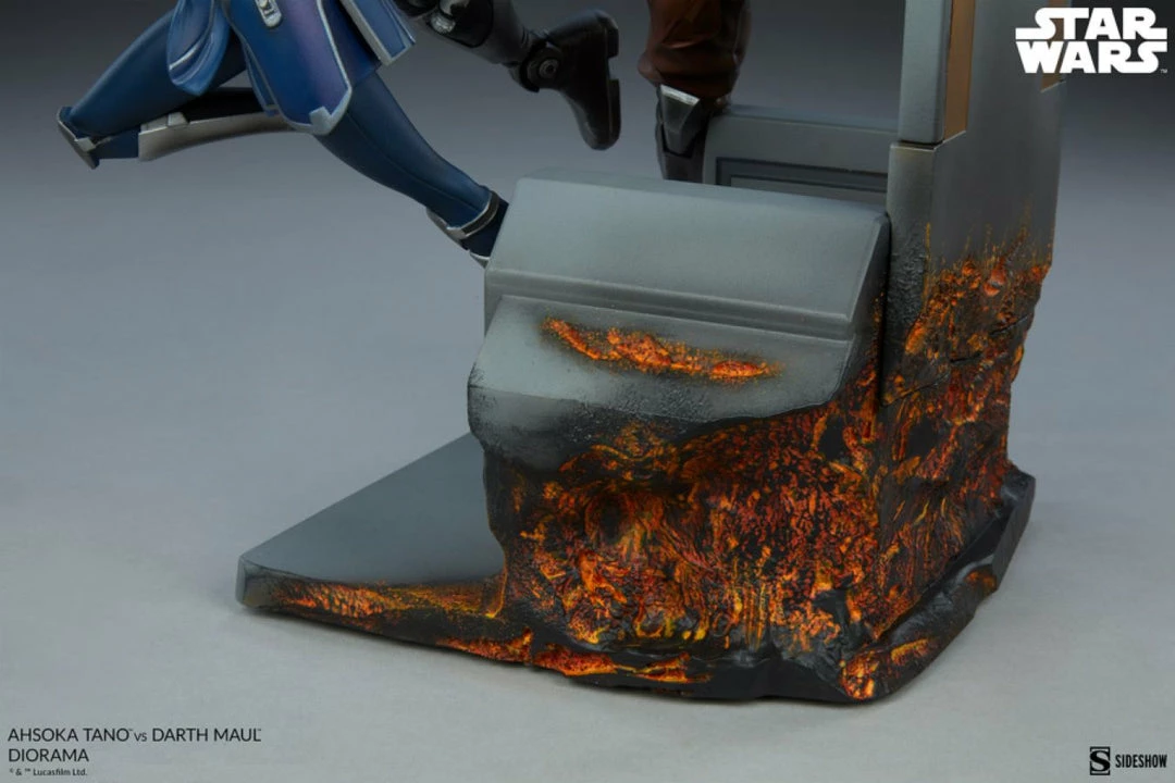 Sideshow Collectibles Star Wars - Ahsoka Tano Vs Darth Maul Diorama 15 Sideshow Collectibles Star Wars - Ahsoka Tano Vs Darth Maul Diorama