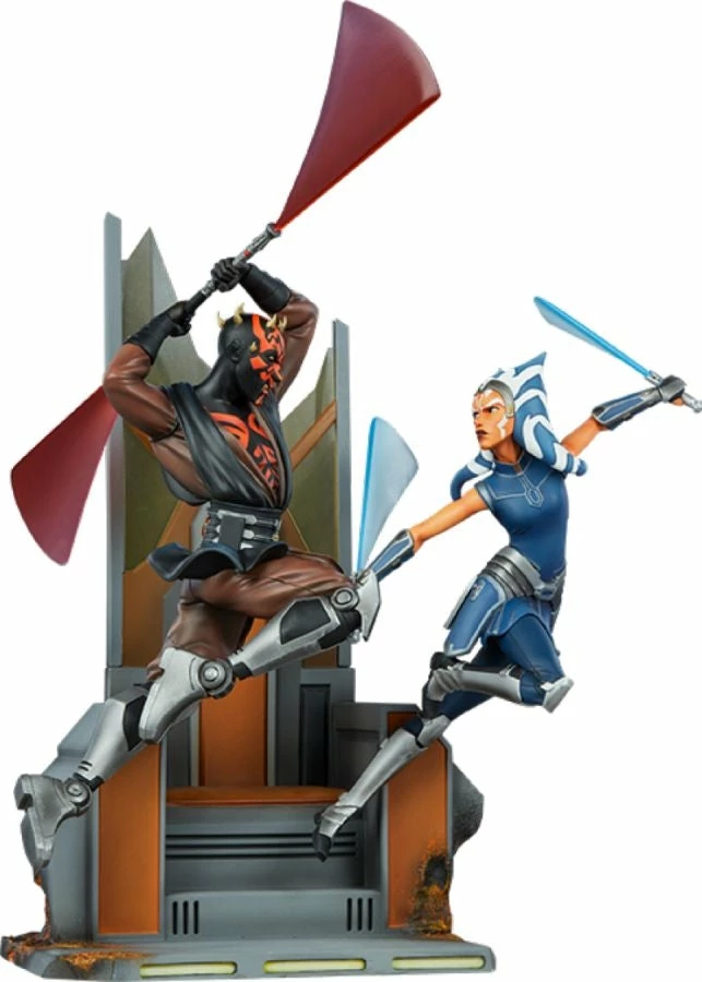 Sideshow Collectibles Star Wars - Ahsoka Tano Vs Darth Maul Diorama 1 Sideshow Collectibles Star Wars - Ahsoka Tano Vs Darth Maul Diorama