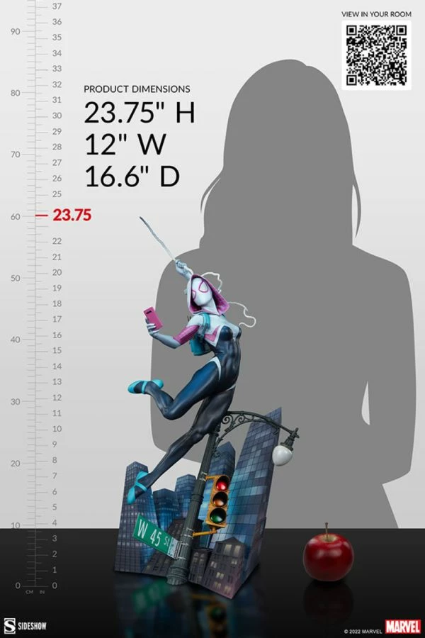 Sideshow Collectibles Marvel Comics - Spider-Gwen Premium Format Statue 3 Sideshow Collectibles Marvel Comics - Spider-Gwen Premium Format Statue