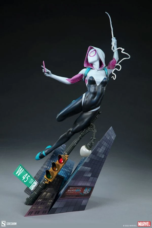 Sideshow Collectibles Marvel Comics - Spider-Gwen Premium Format Statue 6 Sideshow Collectibles Marvel Comics - Spider-Gwen Premium Format Statue