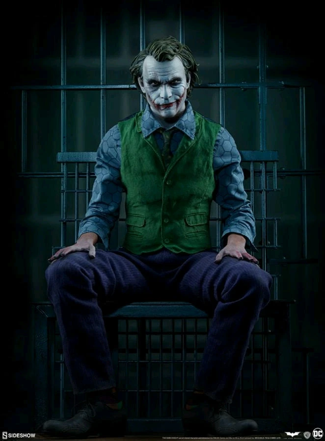 Sideshow Collectibles Batman The Dark Knight - Joker Premium Fortmat Statue 1 Sideshow Collectibles Batman The Dark Knight - Joker Premium Fortmat Statue