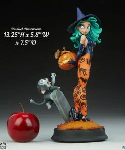 Sideshow Collectibles Happy Hallowqueens - Pumpkin Witch Statue