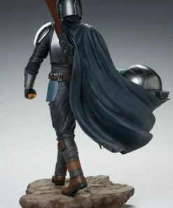 Sideshow Collectibles Star Wars: The Mandalorian - Mandalorian & The Child Premium Format Statue