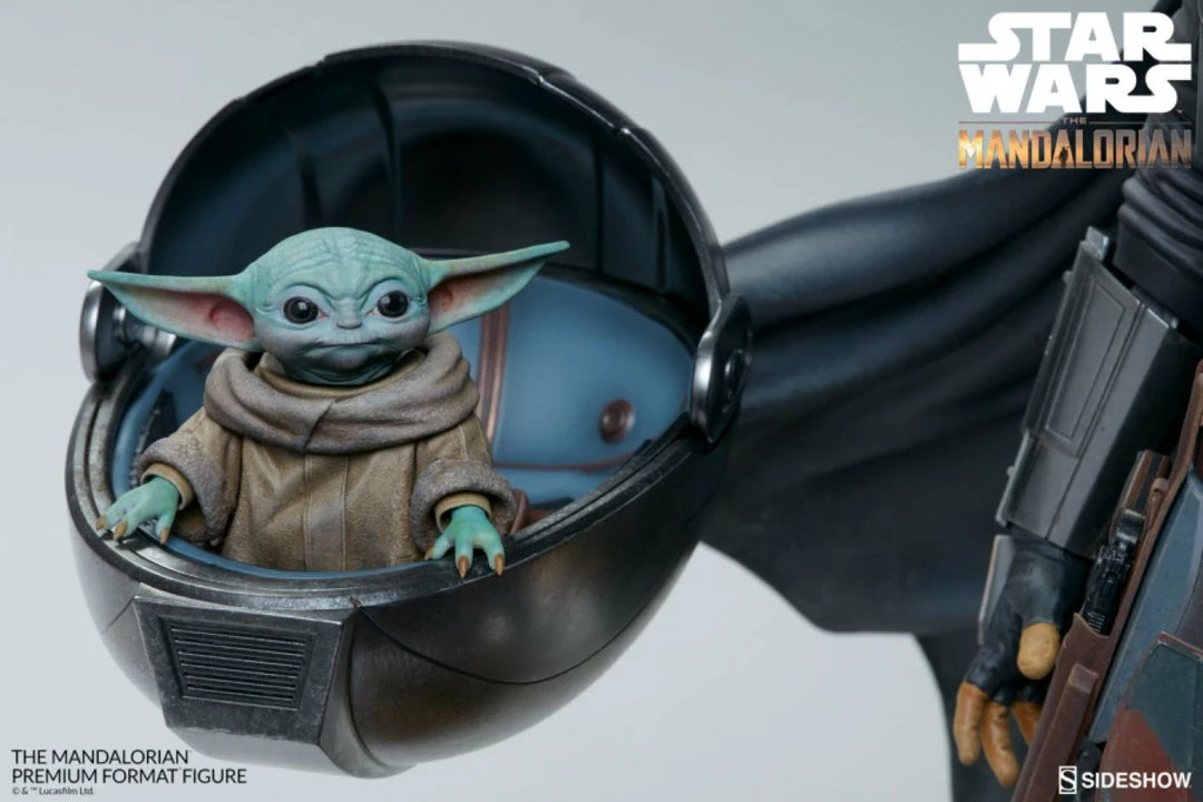Sideshow Collectibles Star Wars: The Mandalorian - Mandalorian & The Child Premium Format Statue 4 Sideshow Collectibles Star Wars: The Mandalorian - Mandalorian & The Child Premium Format Statue