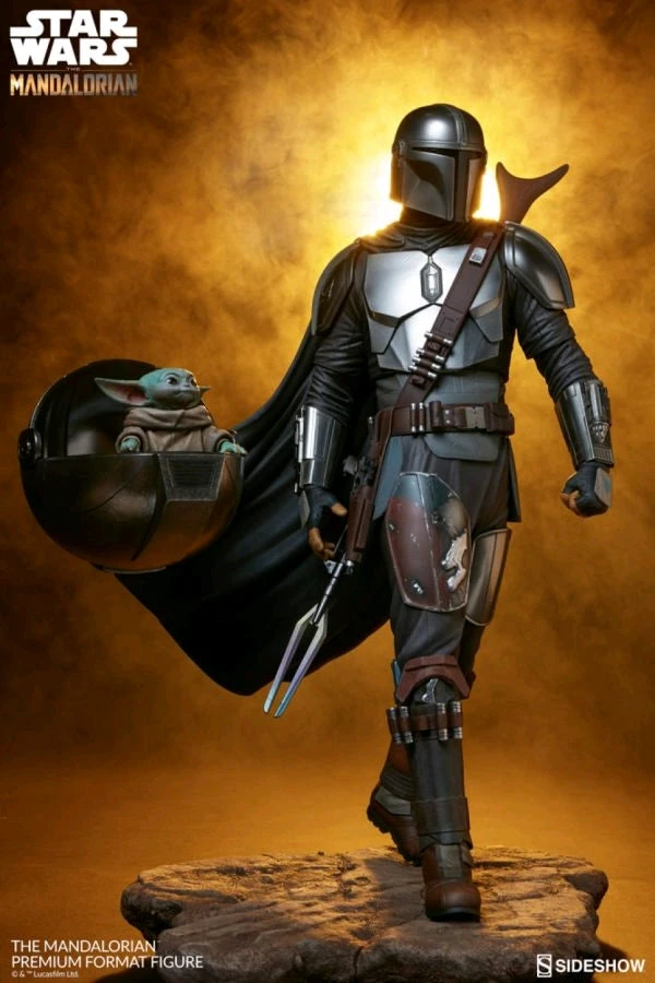 Sideshow Collectibles Star Wars: The Mandalorian - Mandalorian & The Child Premium Format Statue 1 Sideshow Collectibles Star Wars: The Mandalorian - Mandalorian & The Child Premium Format Statue