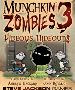 Steve Jackson Games Munchkin - Munchkin Zombies 3 Hideous Hideouts Expansion All Board Games
