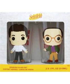 Funko Seinfeld - Jerry & George Pop! Glass Set 2-pack