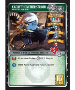 Soda Pop Miniatures Super Dungeon Explore - Kaelly Nether Strider Character Pack