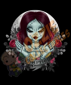 RoseDemon Disney's The Nightmare Before Christmas - Sally - Rose Demon Art Print Poster