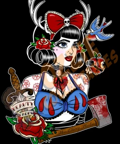 RoseDemon Disney - Snow White - Rose Demon Art Print Poster